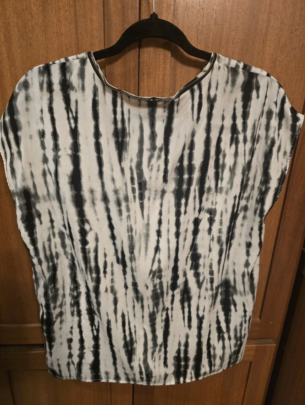 Michael Kors Half Zippered Striped Zebra Print